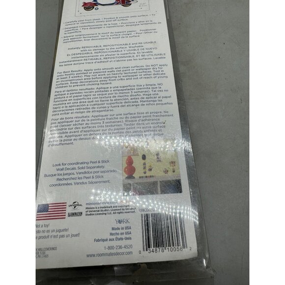 the minions invasion10 wall decals peel & stick yellow 25.75x33.25" READ NEW - Picture 8 of 8